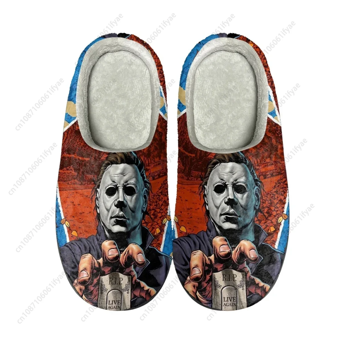 Men Shoes Myer - Pantofole di Halloween a tema horror