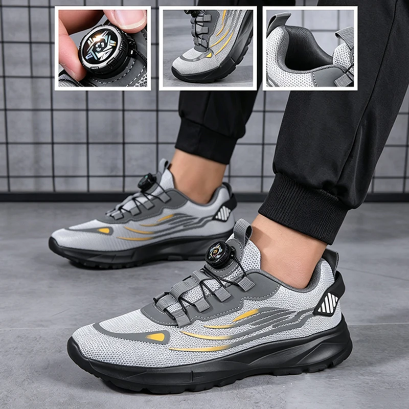 Men'S Shoes For Gym - Scarpe da Uomo Traspiranti in Mesh,