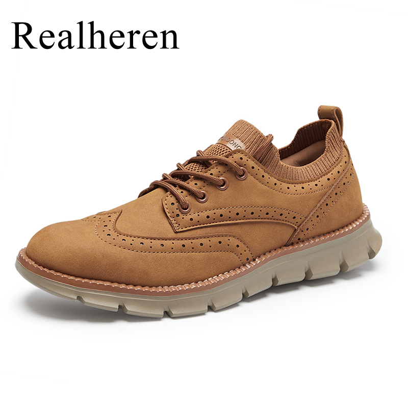 Men'S Shoes Clearance Sale - Scarpe casual in pelle brogue da