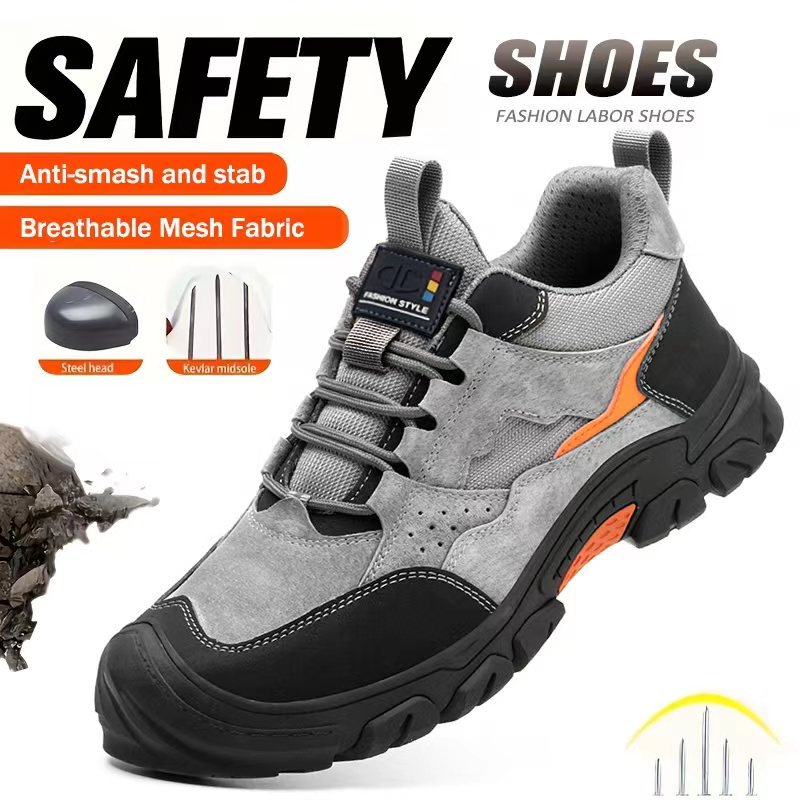 Work Boot Steel Toe - Scarpe Antinfortunistiche Funzionali Antiurto e Antiperforazione,