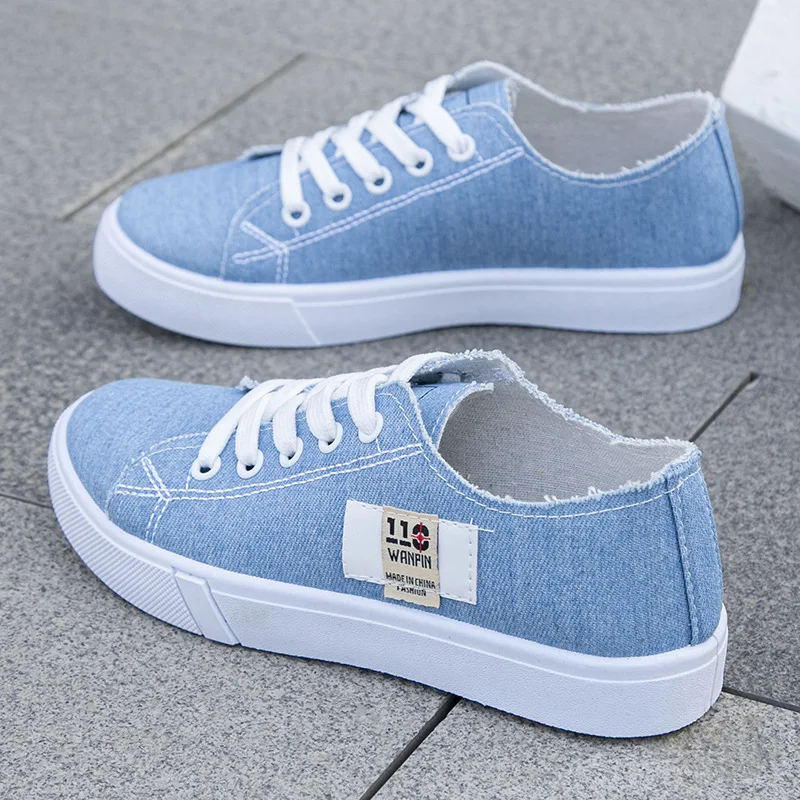 Men Shoes Trends - Sneakers Basse in Tela Denim da