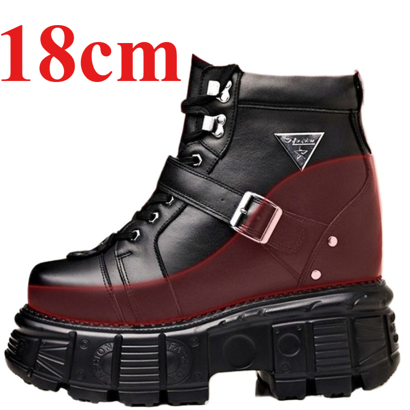 Men'S Shoes Dq - Stivali da Moto in Vera Pelle
