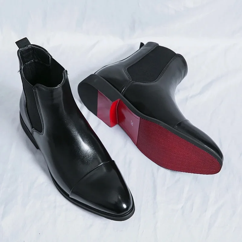 Men Shoes Louboutin - Stivali da uomo Stivali in pelle