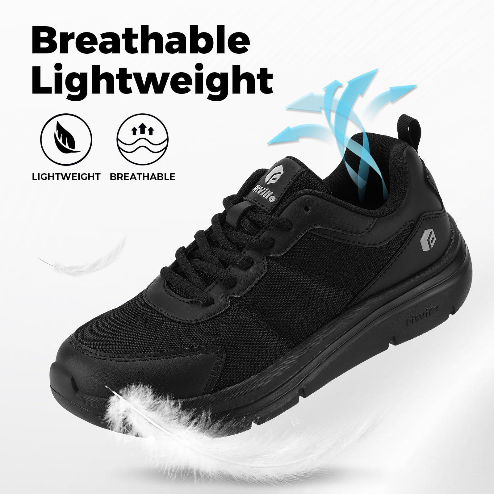 FitVille Scarpe da passeggio d - Men'S Shoes Plantar Fasciitis recensione e prezzo