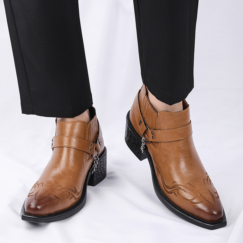 Nuovi Stivali in Pelle di Vacc - Men Shoes For Wedding recensione e prezzo