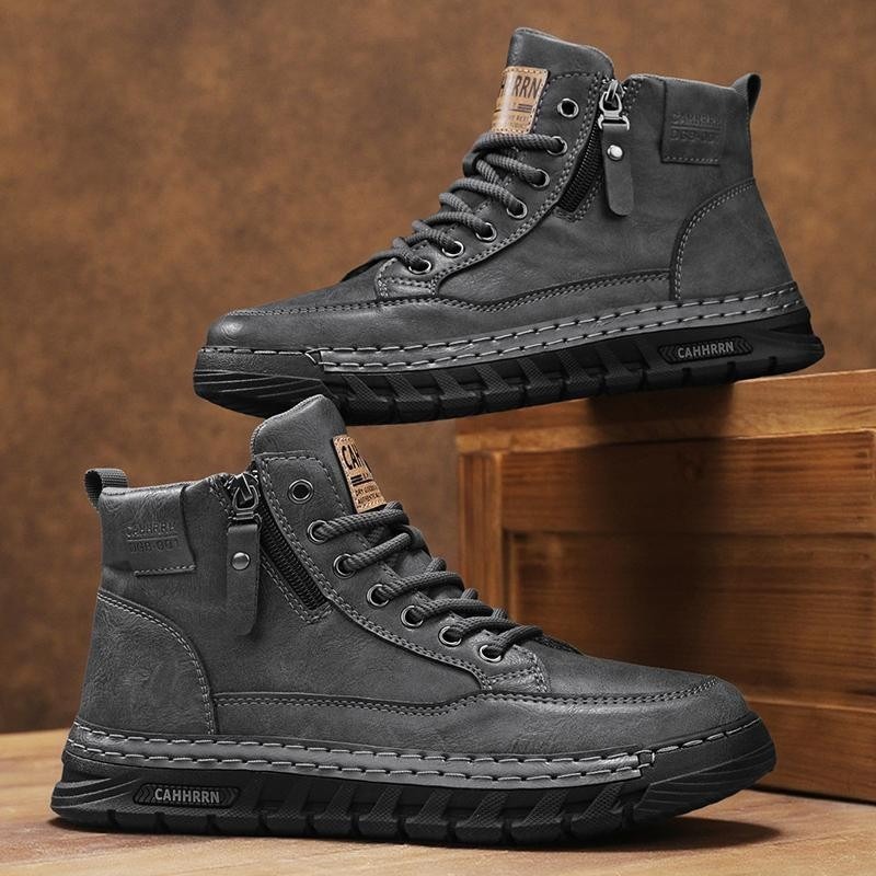 Stivali da uomo in pelle alti  - Men'S Shoes Dq recensione e prezzo