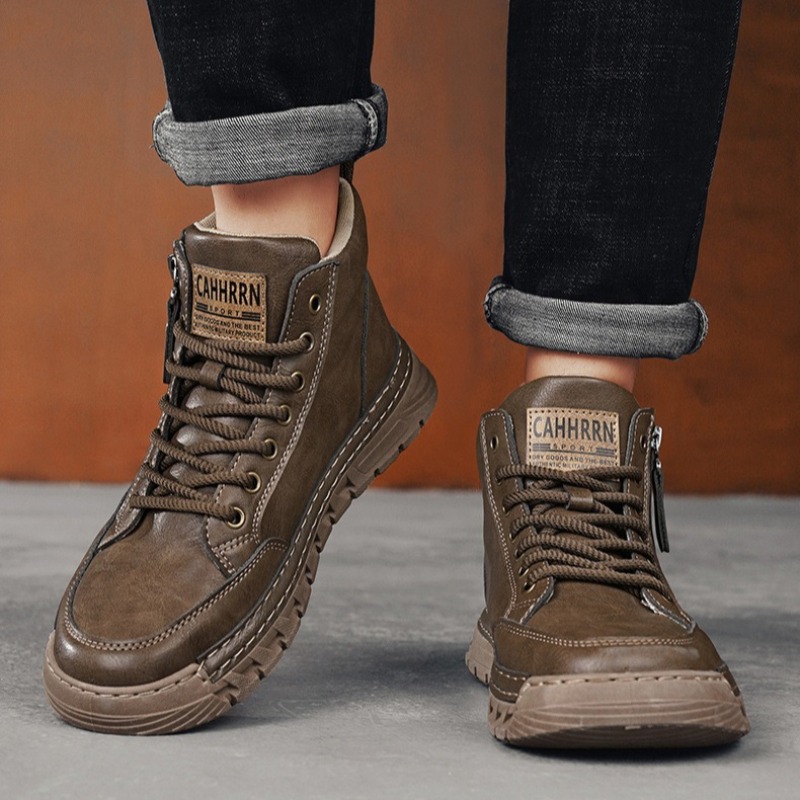 Stivali da uomo in pelle alti  - Men'S Shoes Dq recensione e prezzo