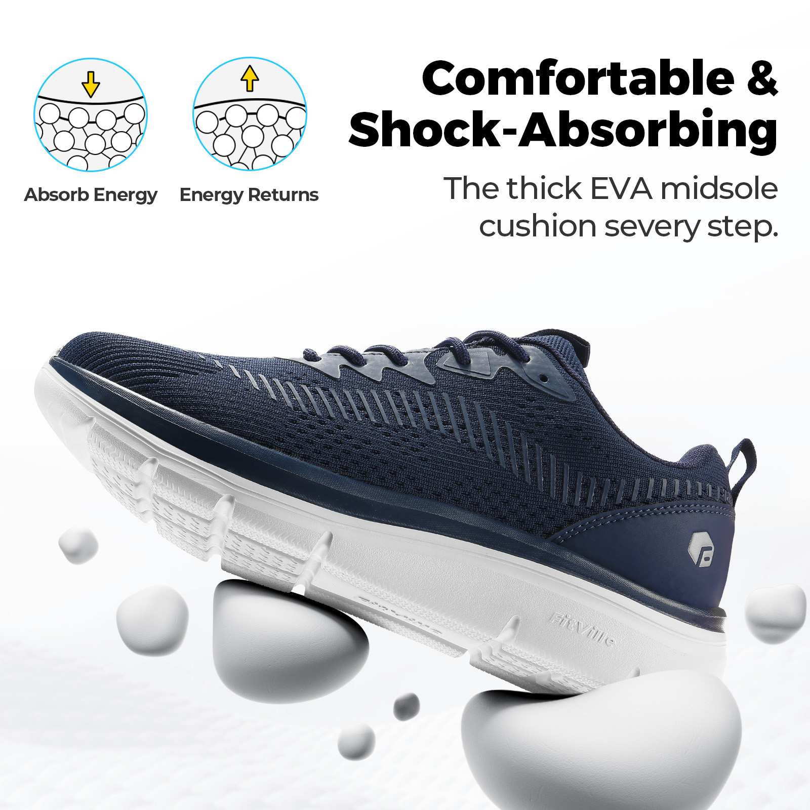 Scarpe da passeggio FitVille d - Men'S Shoes Plantar Fasciitis recensione e prezzo