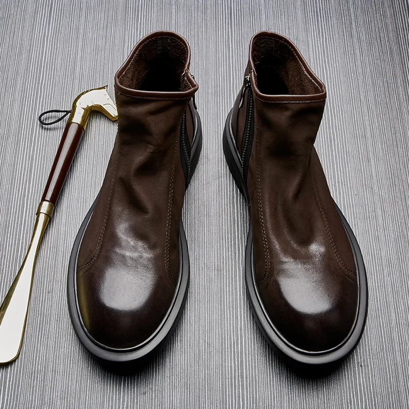Caldi stivali da uomo in vera  - Men Shoes For Wedding recensione e prezzo