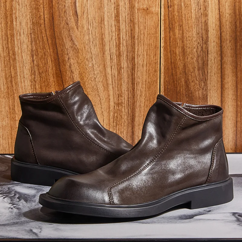 Caldi stivali da uomo in vera  - Men Shoes For Wedding recensione e prezzo