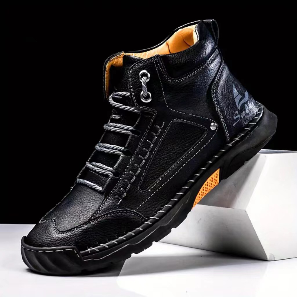 Stivali cuciti a mano da uomo  - Men'S Shoes Dq recensione e prezzo