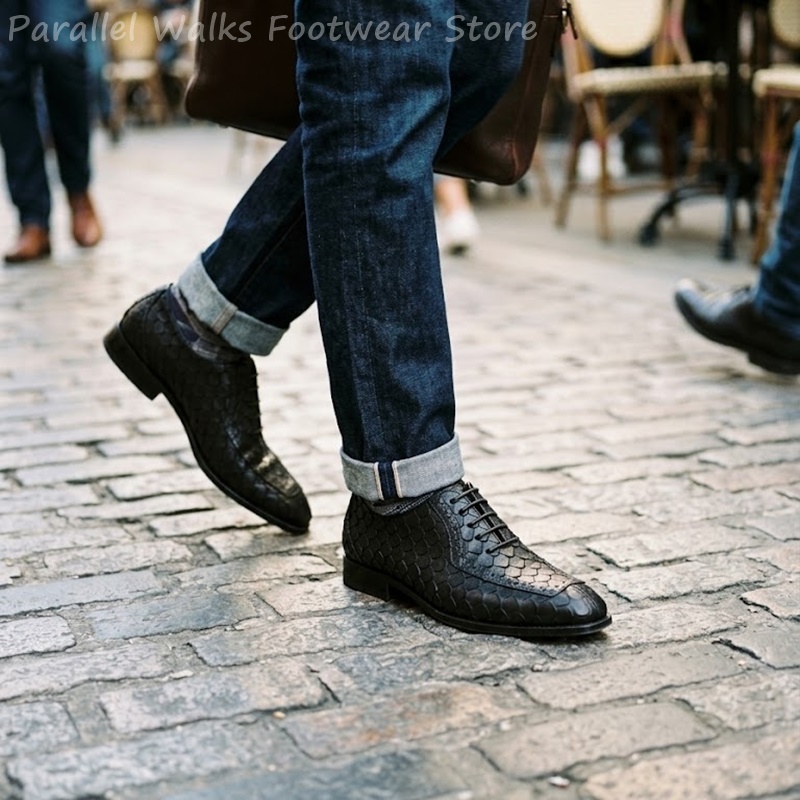 Scarpe Oxford da uomo in pelle - Men Shoes For Wedding recensione e prezzo