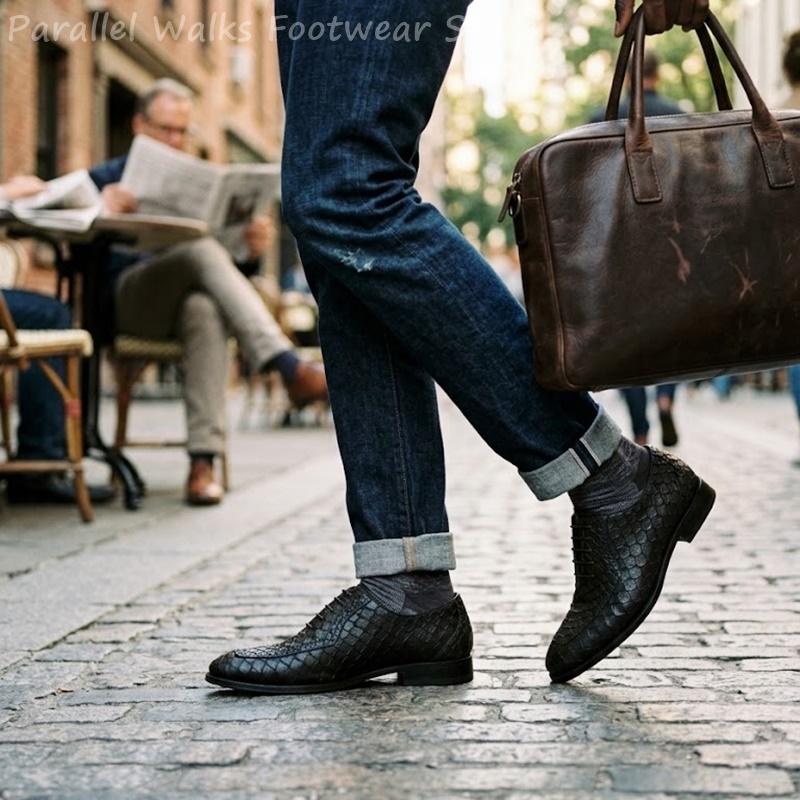 Scarpe Oxford da uomo in pelle - Men Shoes For Wedding recensione e prezzo