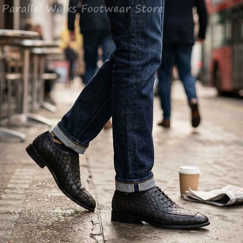 Scarpe Oxford da uomo in pelle - Men Shoes For Wedding recensione e prezzo
